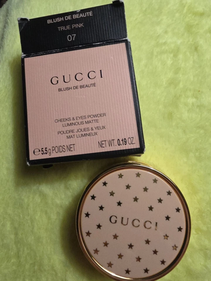 Gucci Blush 07 True Pink Cheek Eyes Powder Luminous Matte Full Size Authentic BN - Image 2 of 4