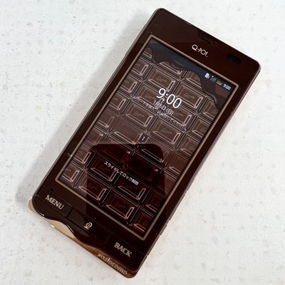 Used] Docomo Sharp SH-04D Q-pot. Bitter Choco Phone Rare