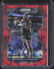 Michael Ojemudia #317 Prizm Red Ice Rookie RC 2020 Panini Prizm *HOT*