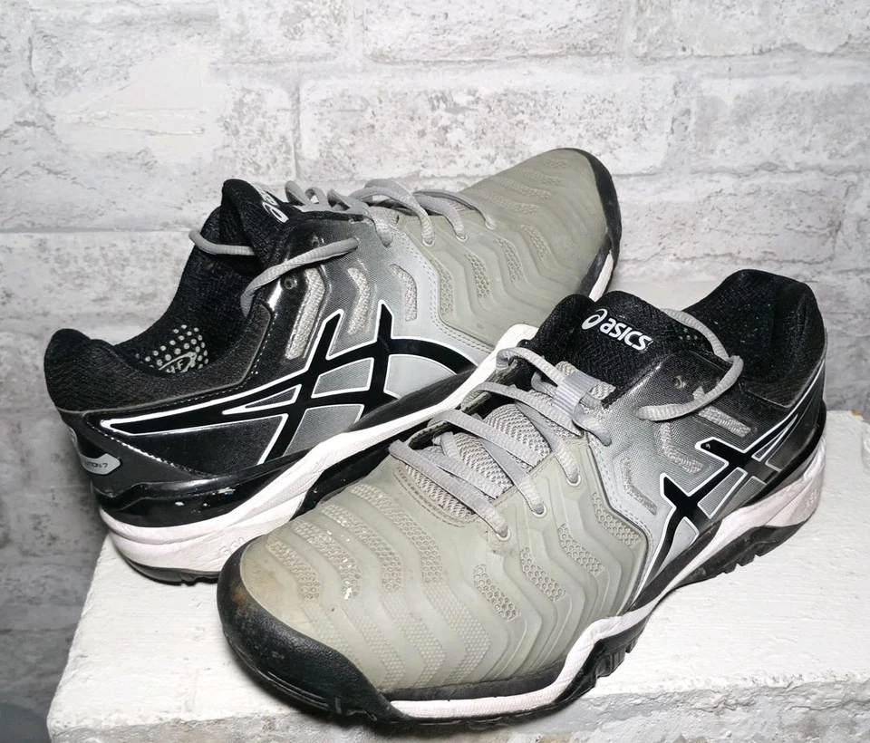 亚瑟士 Gel-Resolution 7 尺码 10 男式跑步鞋 E701Y 运动鞋 9690 — 第 2/4 张图片