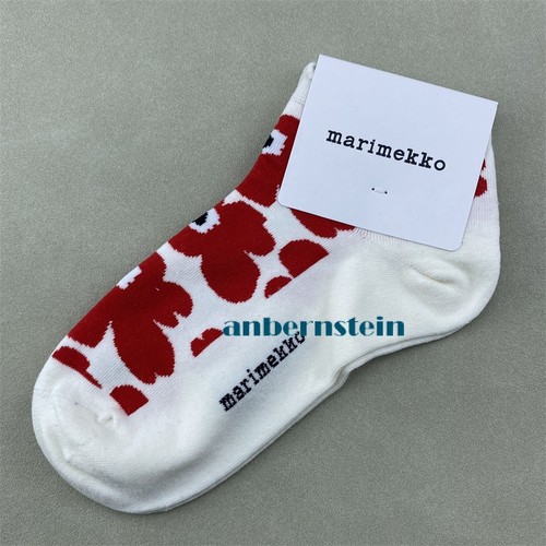 Marimekko Plant Flowers Socks Ladies Retro Art Crew Socks Casual Socks Wholesale - Picture 15 of 60