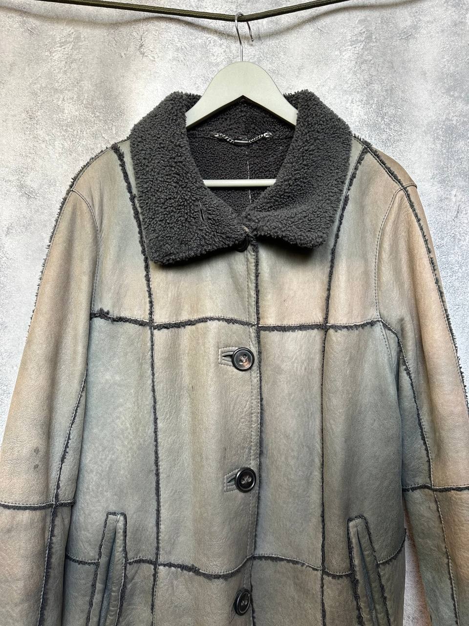 RRP 1900$ Werner Christ Patchwork Shearling Coat … - image 5