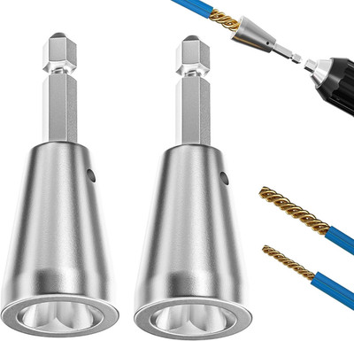 2PCS Wire Twister Tool for Drill, Wire Nut Twister for Electrical Power Drill...