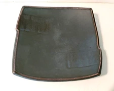 Hakame Side Plate Blue/Green Glaze Incised Designs Samuel Johnson Style Marked