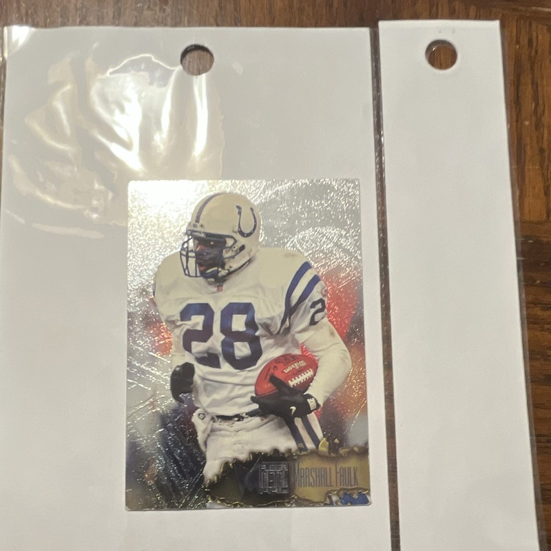 Fleer 1994 Marshall Faulk Indianapolis Colts #54 Rookie NFL Football Card