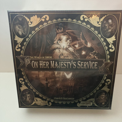 World of Smog: On Her Majesty's Service By CMON w/ Kickstarter Gentleman Pack