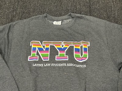 VINTAGE 90s Champion Reverse Weave NYU New York University Large