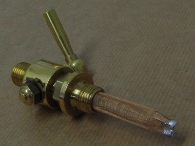 Triumph Tiger Cub F3506 Hebel Typ Benzinhahn 1/4 BSP '