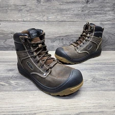 KEEN Utility Fort Wayne 6" Waterproof Carbon Toe Saftey Work Boots – Size 9