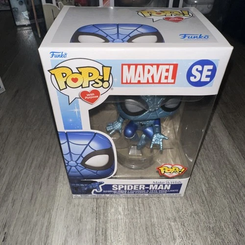 Funko Pop! Marvel - Spider-Man (Metallic) Make-a-Wish Pops with Purpose