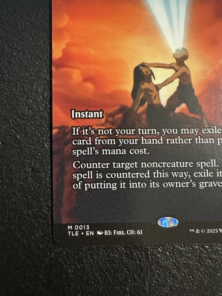 MTG Force of Negation Avatar: The Last Airbender Borderless (Non-Foil) NM Card - Image 4 of 4