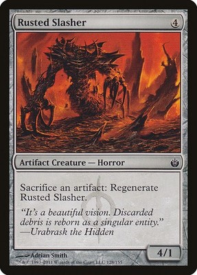 Rusted Slasher NonFoil Mirrodin Besieged 128 NM MTG