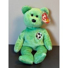 TY Beanie Baby - KICKS the Soccer Bear 8.5 inch - With tag