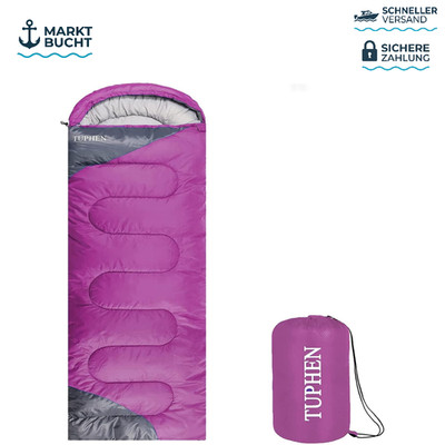 Schlafsack 3-4 Jahreszeiten Kompakt Leicht Wasserdicht für Camping Wandern