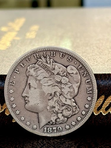 1879 cc Morgan Silver Dollar $1 Circulated Business Strike 0.9  Carson City