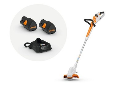 Stihl FSA 30 Trimmer 2 Akkus 10,8 V Ladegerät Inkl. Handschuhe, 2 Jahre