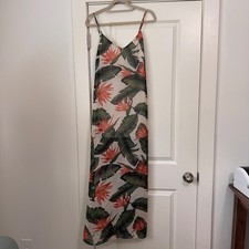 Show Me Your Mumu Small Jolie Floral Maxi Dress Tropical Beach Vacation Resort