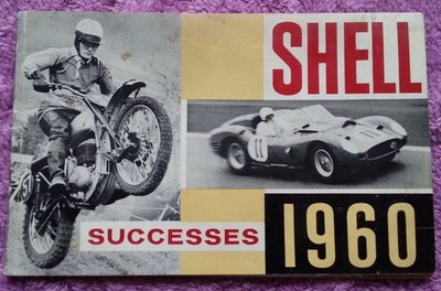 successes 1960 shell Racing Rennsport Broschüre Prospekt brochure catalogue