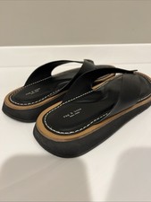 Rag And Bone Black Upper Leather Sandals EU 3...