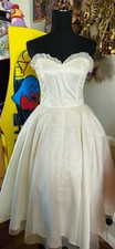 Vintage 1980s Strapless Gunnesax Promdress Mkd Sz 7