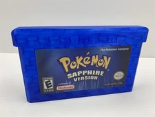 3D Printed Sapphire Gameboy Advance Pokémon Cartridge Giant Large Wall Art