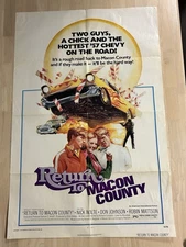 Return to Macon County 1975 Movie Poster 27x41 Nick Nolte Don Johnson AIP