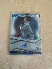 2020 Bowman Draft Class of 2020 Patrick Bailey On Card Auto /250