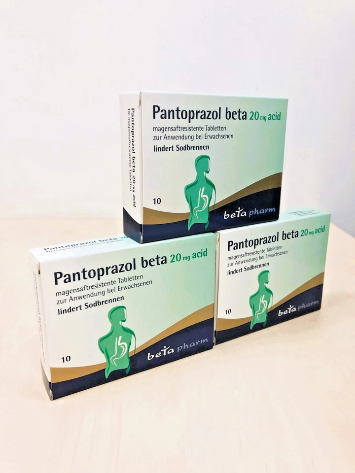 BETAPHARM ARZNEIMITTEL GMBH 3x PANTOPRAZOL beta 20mg acid 10 Tabletten SPAR-SET beiSodbrennen 15785283