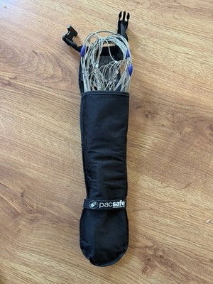 Pacsafe Anti-Theft Backpack Lock & Bag Backpacker Protector, Metal Mesh Steel