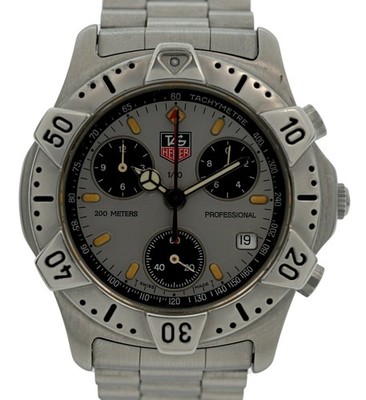 TAG Heuer 2000 Silver Men's Watch - 540.206 for sale online | eBay TAG Heuer 2000 Silver Men's Watch - 540.206 for sale online | eBay