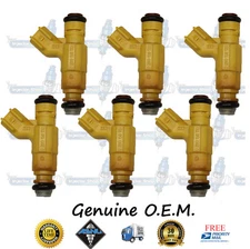 Factory Original Bosch Dodge Flex 4 Hole 6x Fuel Injectors OEM 0280156133 2.7L