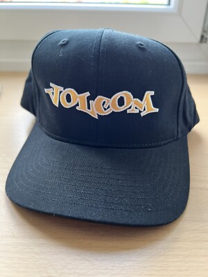 Volcom Cap black - Snapback Kappe mit gesticktem Schriftzug, Baseballcap