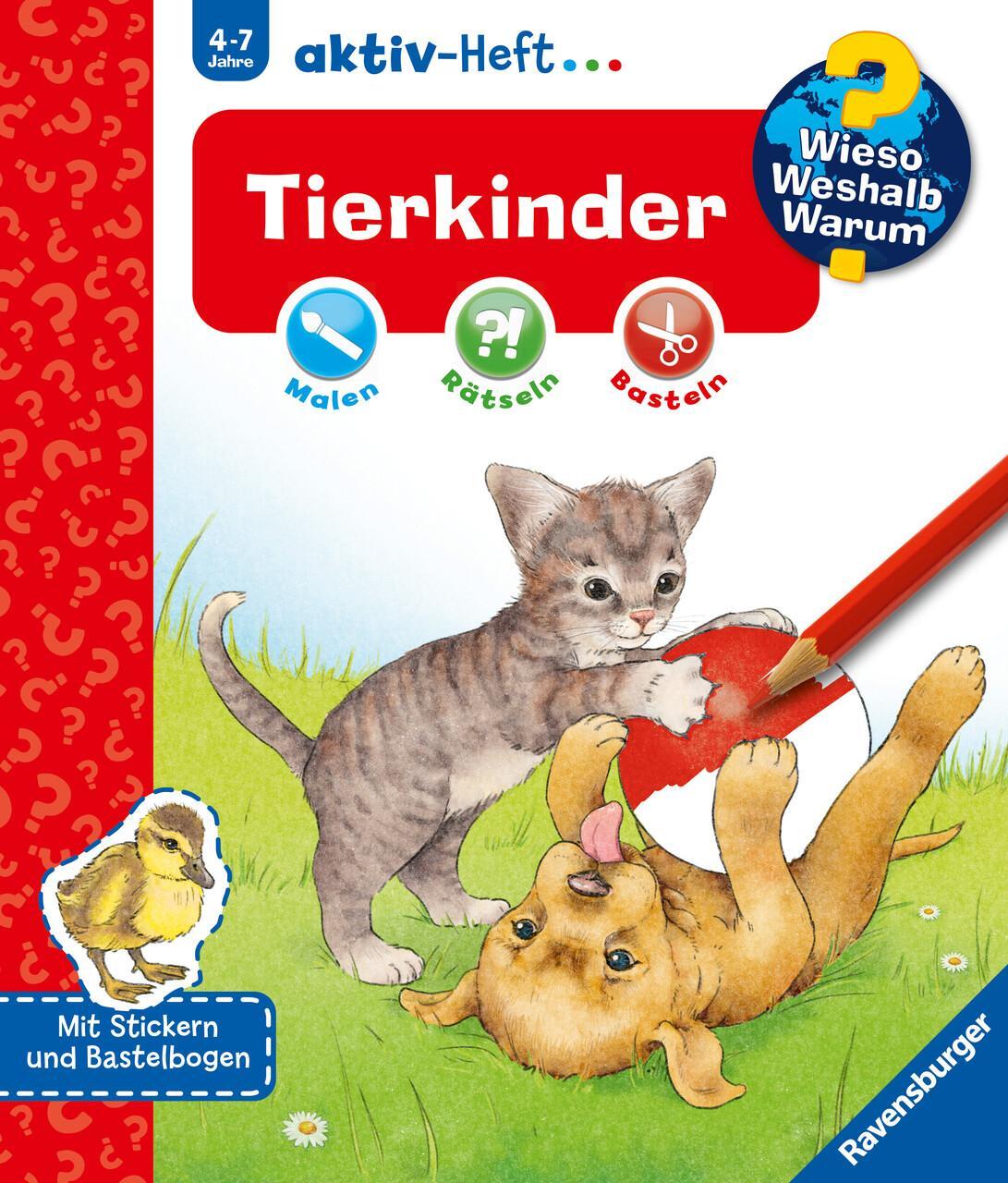 Thumbnail - Wieso? Weshalb? Warum? Aktiv-heft: Tierkinder Stefan Richter