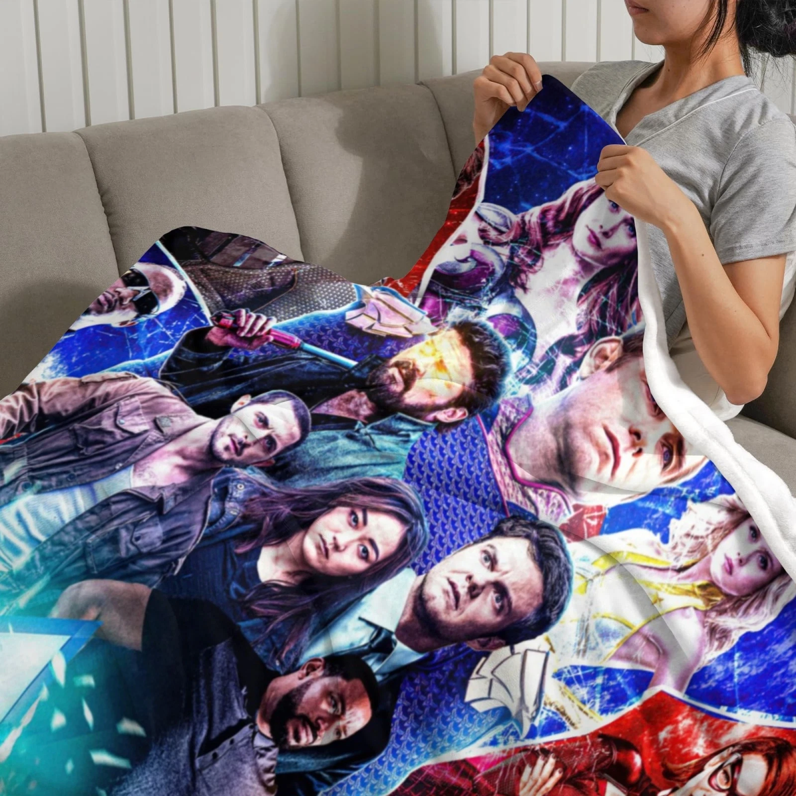 Boys Flannel Blanket for Bed Sofa Couch Cozy Lightweight