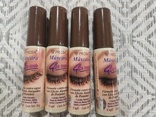 4 PROSA MASCARA 4 IN 1 COFFEE WATERPROOF EYELASH LENGTHENING EFFECT MADE MEXICO