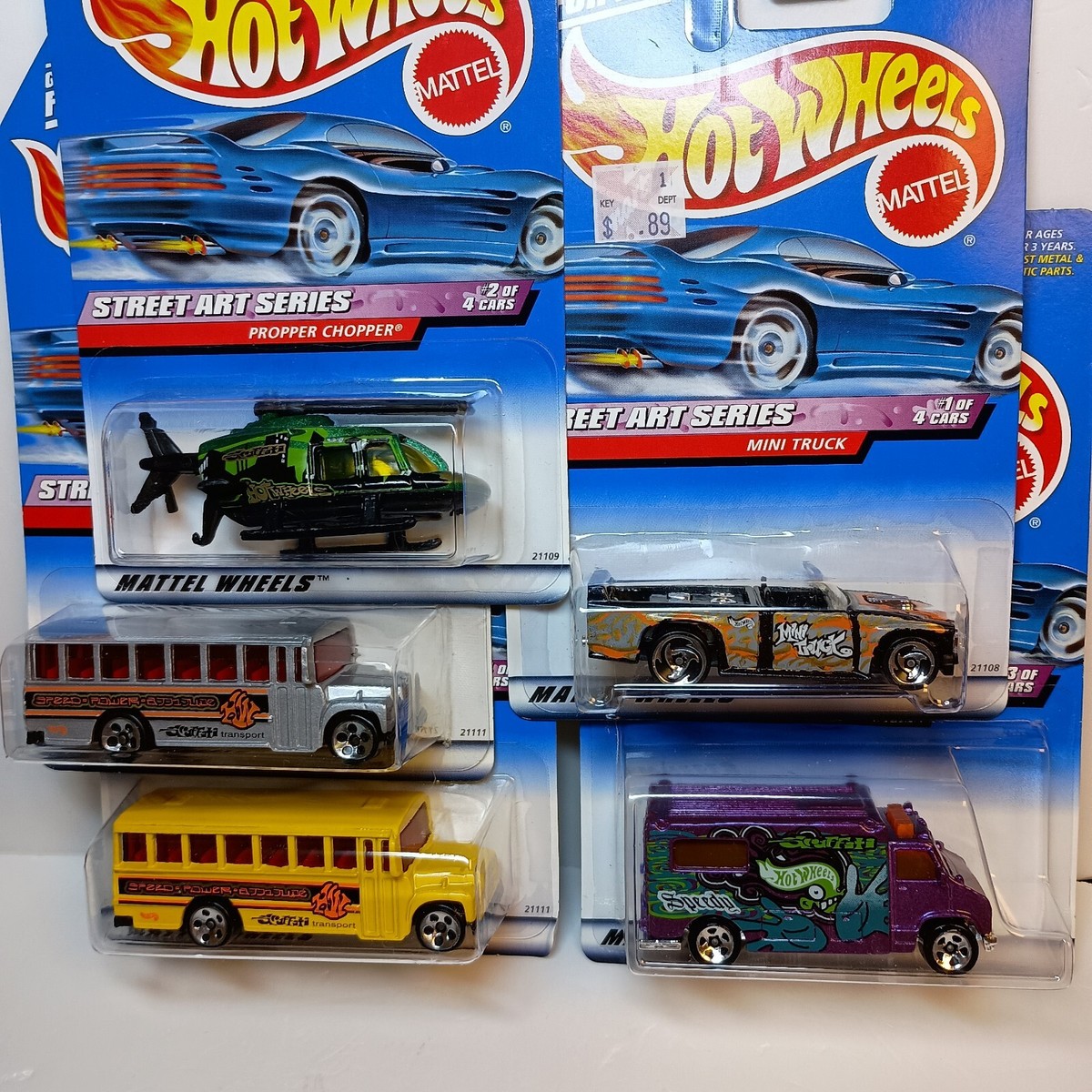 1999 Hot Wheels Street Art Series Complete Set (5) Cars | eBay
