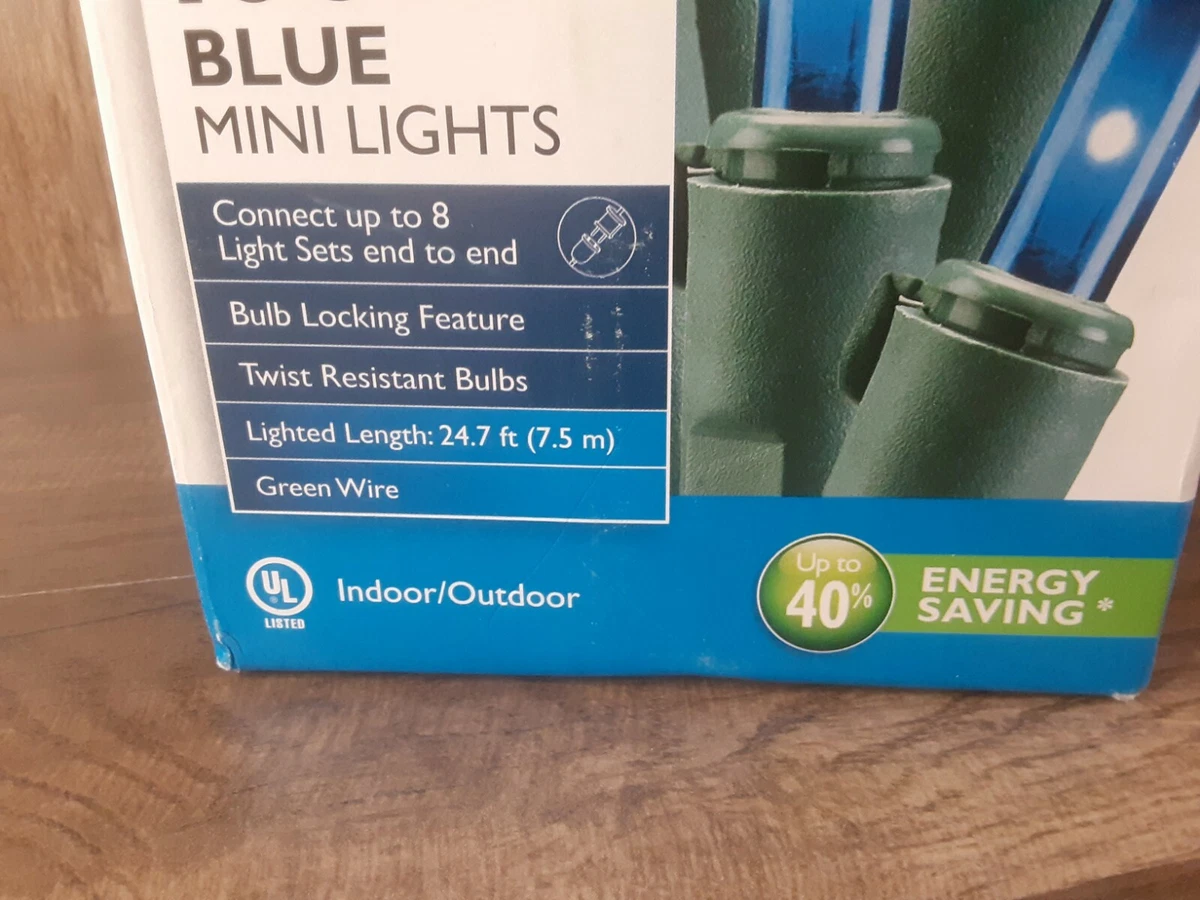 Blue mini lights deals