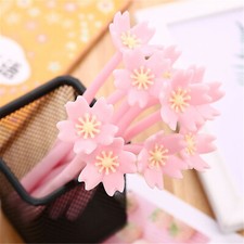 6pcs Cute Cartoon Kawaii Romantic Flowers Gel Ink Roller Ball Point Pen School