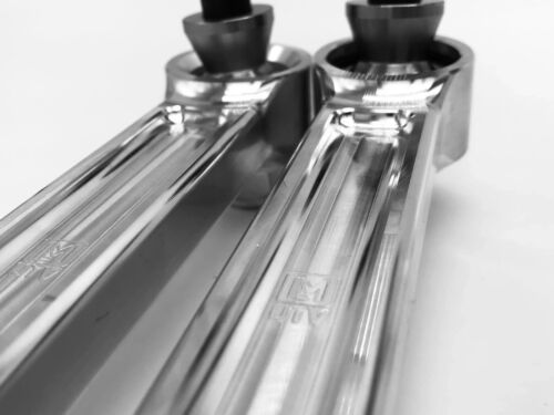 LM-UTV CAN-AM MAVERICK X3 Fixed Heavy Duty Rear Sway Bar Links MACHINE FINISH