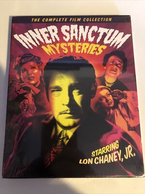 Inner Sanctum Mysteries - 2 Blu-rays + DB - Chaney, Jr. - 6 Films - Brand New