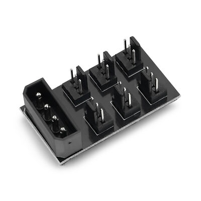 Phobya Adapter: 3Pin (Buchse) Auf 4Pin PWM (Stecker), 30 Cm Schwarz – Für Lüftersteuerung