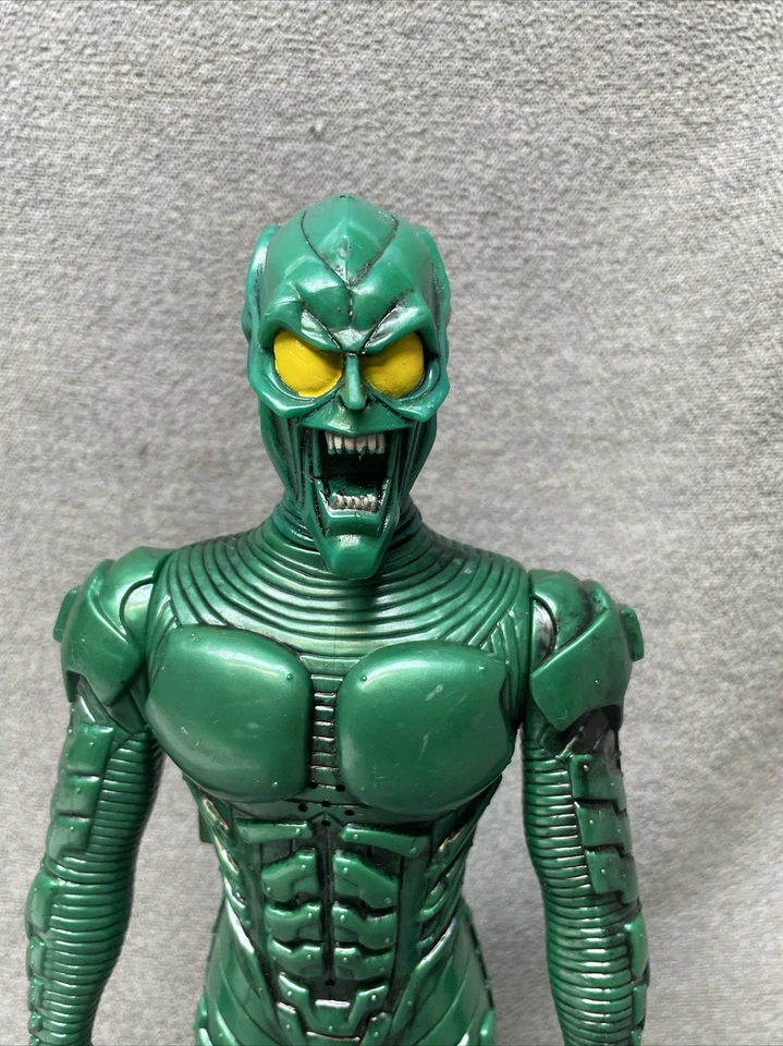 Figura de acción vintage 2002 Marvel Spiderman Duende Verde 12" KG JD Foto 2 de 4