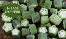 OKRA FREEZE DRIED-BUY 2 BAGS GET FREE SHIPPING!