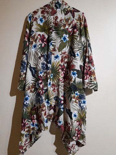 AUTOGRAPH WOMENS BOHEMIAN RHAPSODY JACKET KIMONO JUNGLE PRINT SIZE 14 - Picture 5 of 13