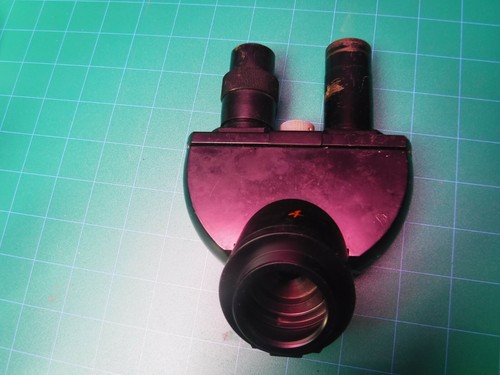 E.Leitz Wetzlar Microscopio Binocolo C 1,25X SENZA OCCHI - Foto 6 di 8