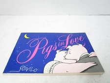 Pigs In Love Book Story REVILO Paperback Cartoon Illustration 1982 1st Edition 