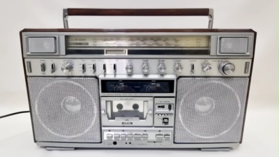 Vintage Sanyo M-X820K Boombox 🌈 RARE 🌈 Cassette Ghetto-Blaster