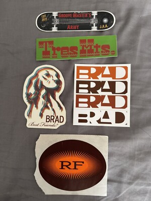 Brad Tres Mts The Rockfords JAA Pearl Jam Associated Acts Sticker Bundle