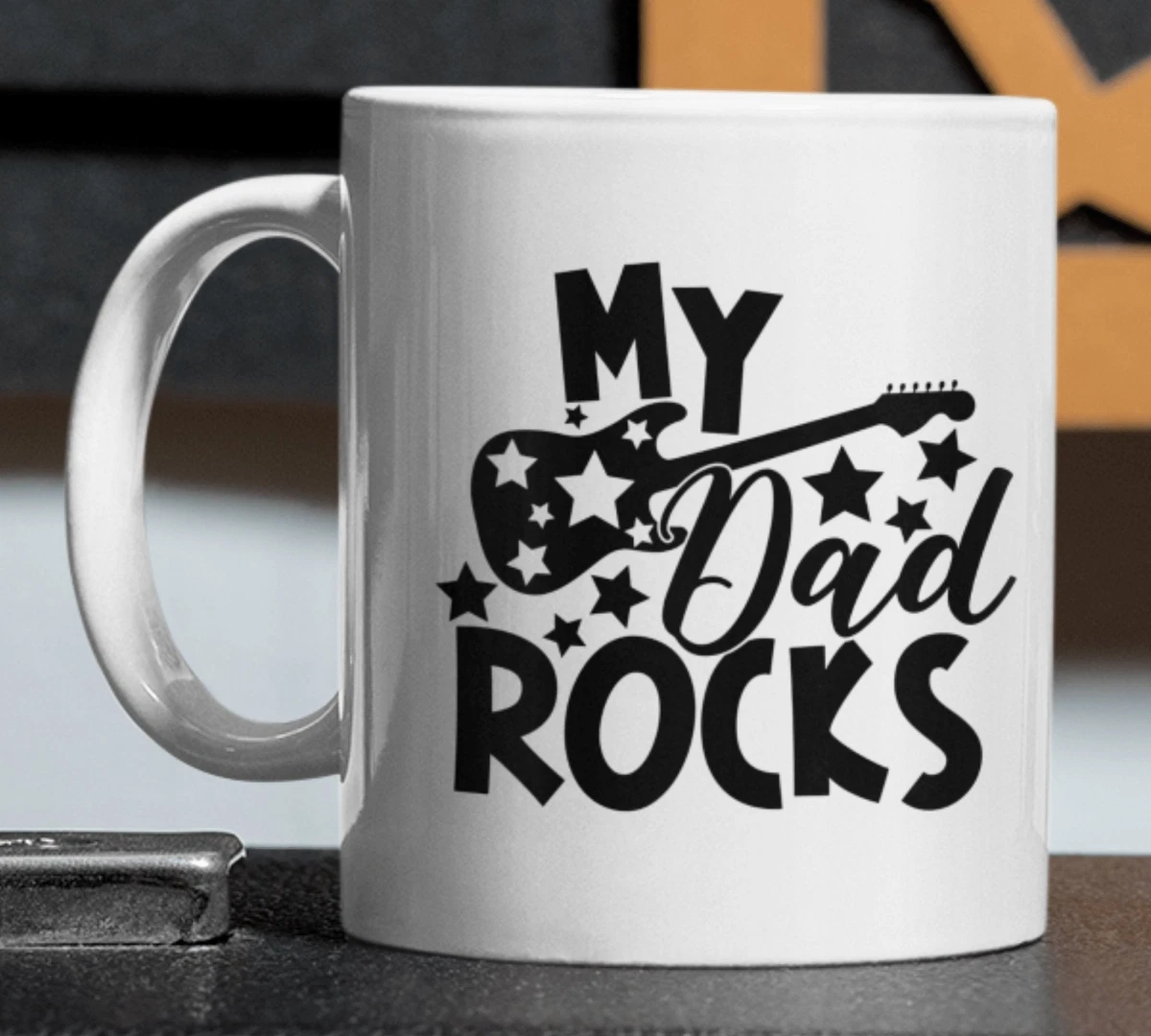 My Dad Rocks Fathers Day Mug Great Gift For Dad Step Dad Father In Law Or Future