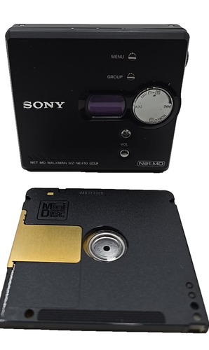 Sony High Speed Net MD Walkman Recorder & Blank Disc - VGC (MZ-NE410/M) - Picture 4 of 15